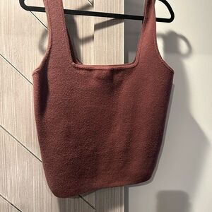 Abercrombie square neck sweater tank